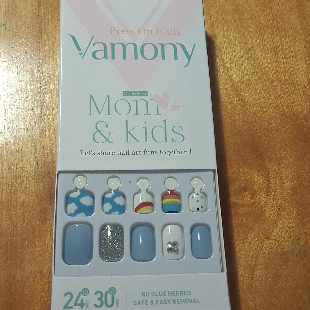 Vamony Mom And Kids Press On Nails